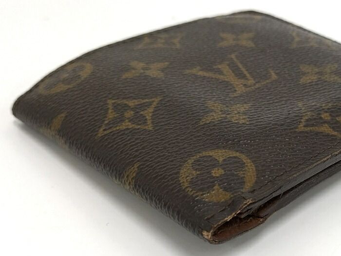 ルイヴィトン ポルトフォイユ マルコ 2つ折り 財布 M61675 S3071 LOUIS VUITTON ポルトフォイユマルコ 二つ折り財布 モノグラム M61675