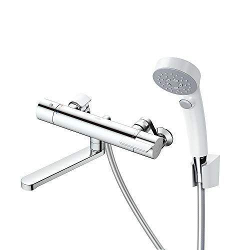 一般地用 TOTO 浴室用 壁付サーモスタット混合栓 コンフォートウェーブクリックシャワー 一般地向け TBY01403J シルバー