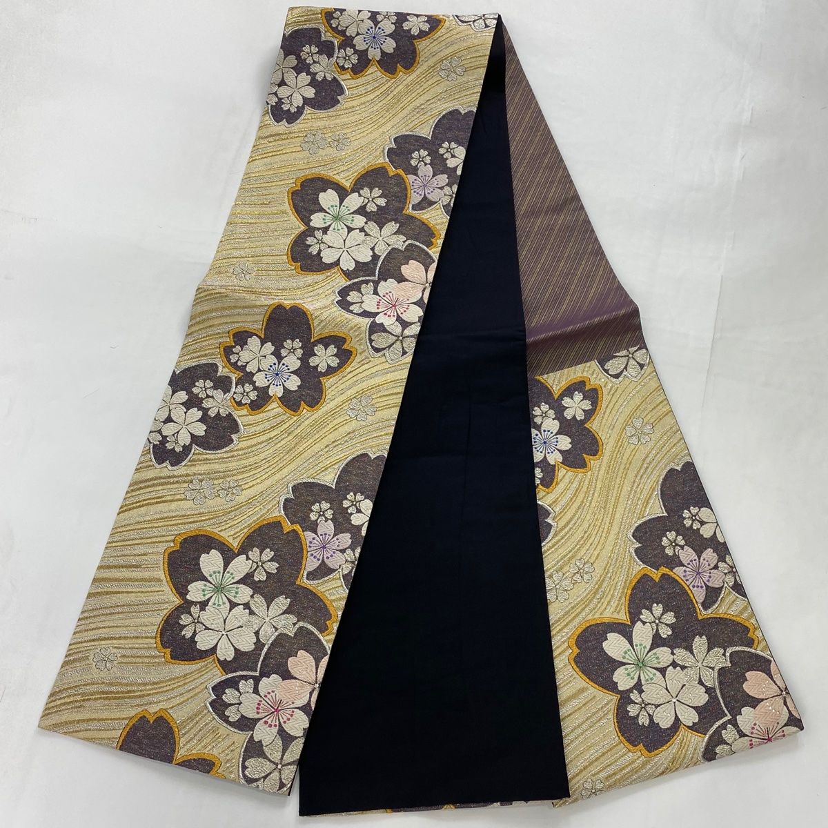 振袖　広衿　袷　洗える　金駒刺繍　ロング丈　裄65.5cm　丈163.5cm 振袖 広衿 袷 洗える 金駒刺繍 ロング丈 裄65.5cm 丈163.5cm