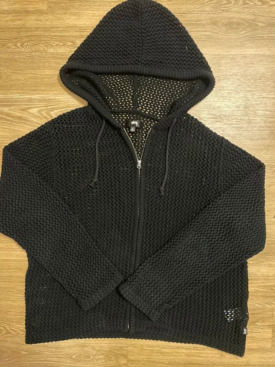 【雷市場（ポンジャン）商品韓国直送】M STUSSY(ステューシー) メッシュ フード付き ジップアップパーカー