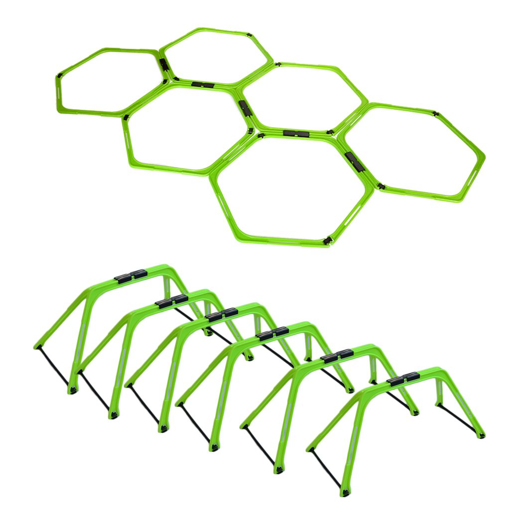 ヘキサゴン ラダー ミニハードル 6個セット アジリティー
