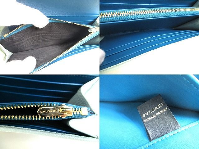 ブルガリ BVLGARI ブルガリブルガリ ロゴクリップ カーフレザー