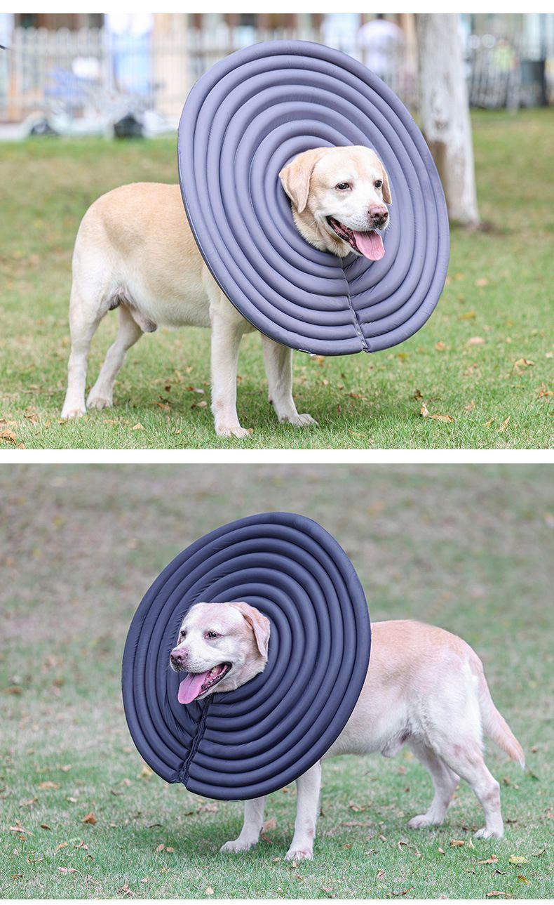 エリザベスカラー 犬 猫 用 ドーナツ型 軽量で柔らか 可愛い 通気性