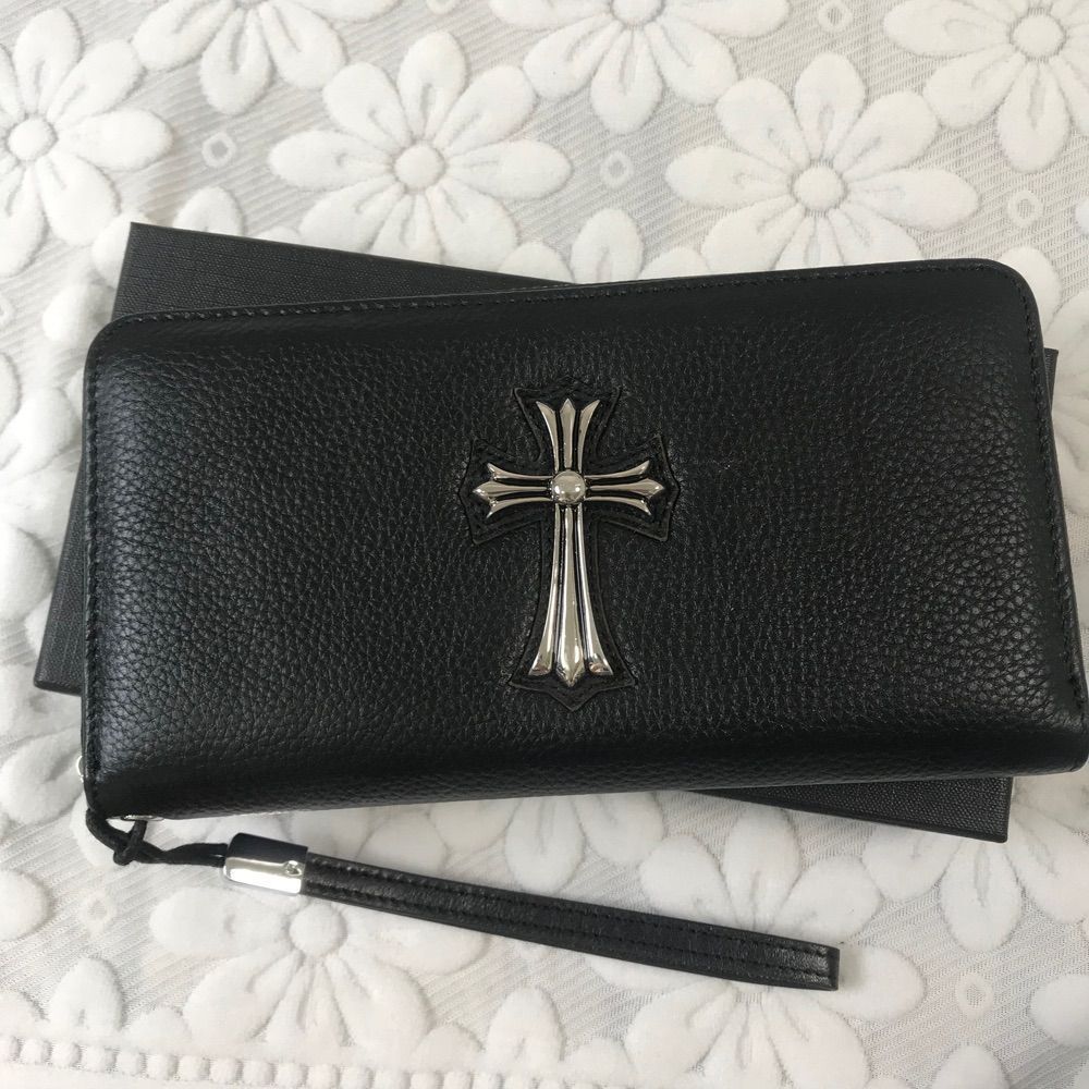 CHROME HEARTS クロムハーツ セメタリー 長財布 ラウンドジップ
