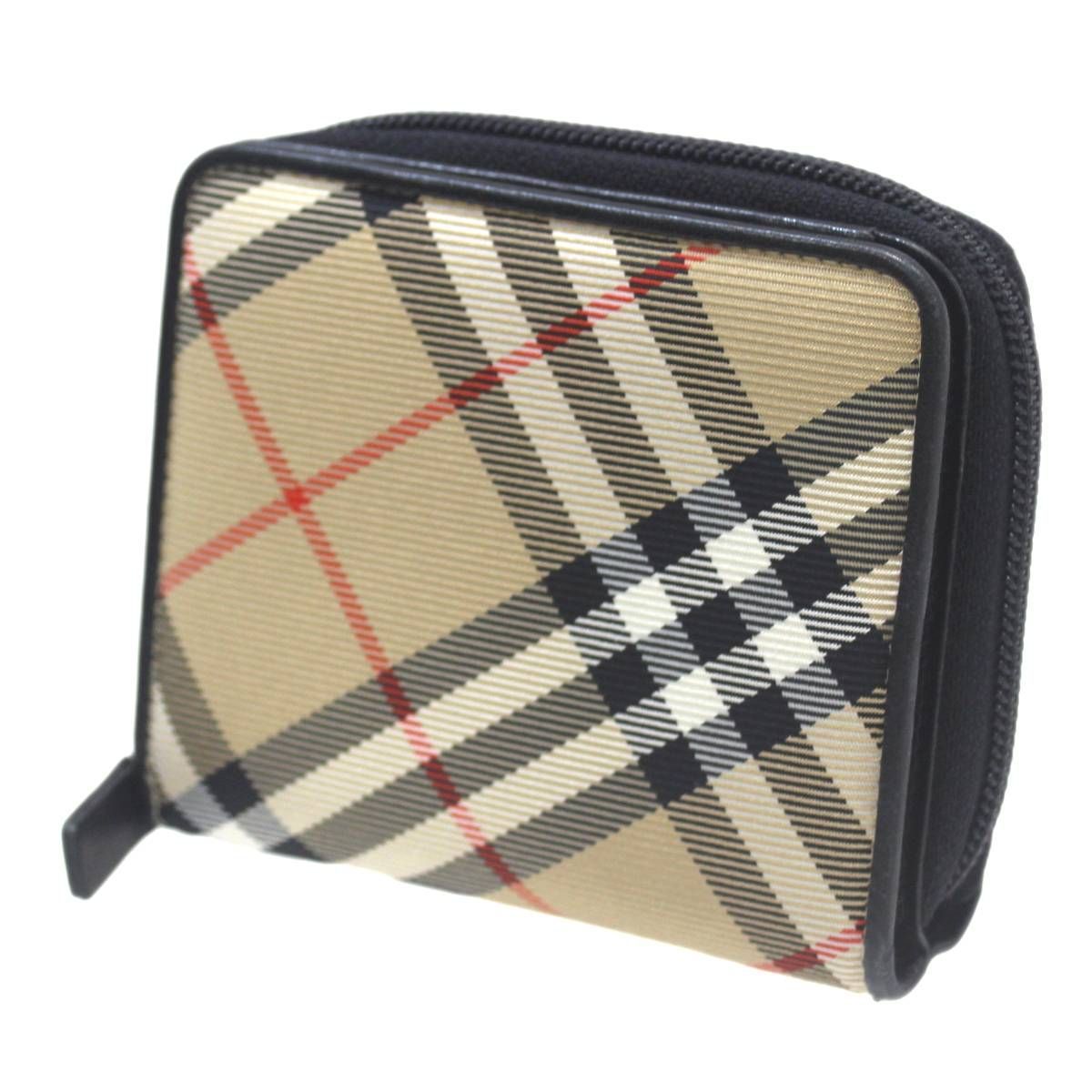 ✨美品✨BURBERRY バーバリー ノバチェック 折財布 ラウンドファスナー 楽天市場】【財布】BURBERRY バーバリー ラウンドファスナー長