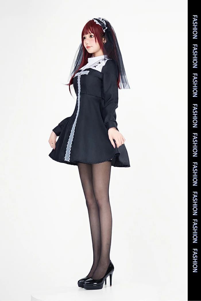 コーディネート ハロウィン コスプレ 大人 花嫁 即 OK 黒 ゾンビ ブライド レディース 鬼 お化け 鬼の花嫁 ゴシック 十字架 布キレ 魔女 修道女 ウィッチ 吸血鬼 ホラー 女性 コスチューム 仮装 コスプレ衣装 パーティー xiaokb382 最終値引