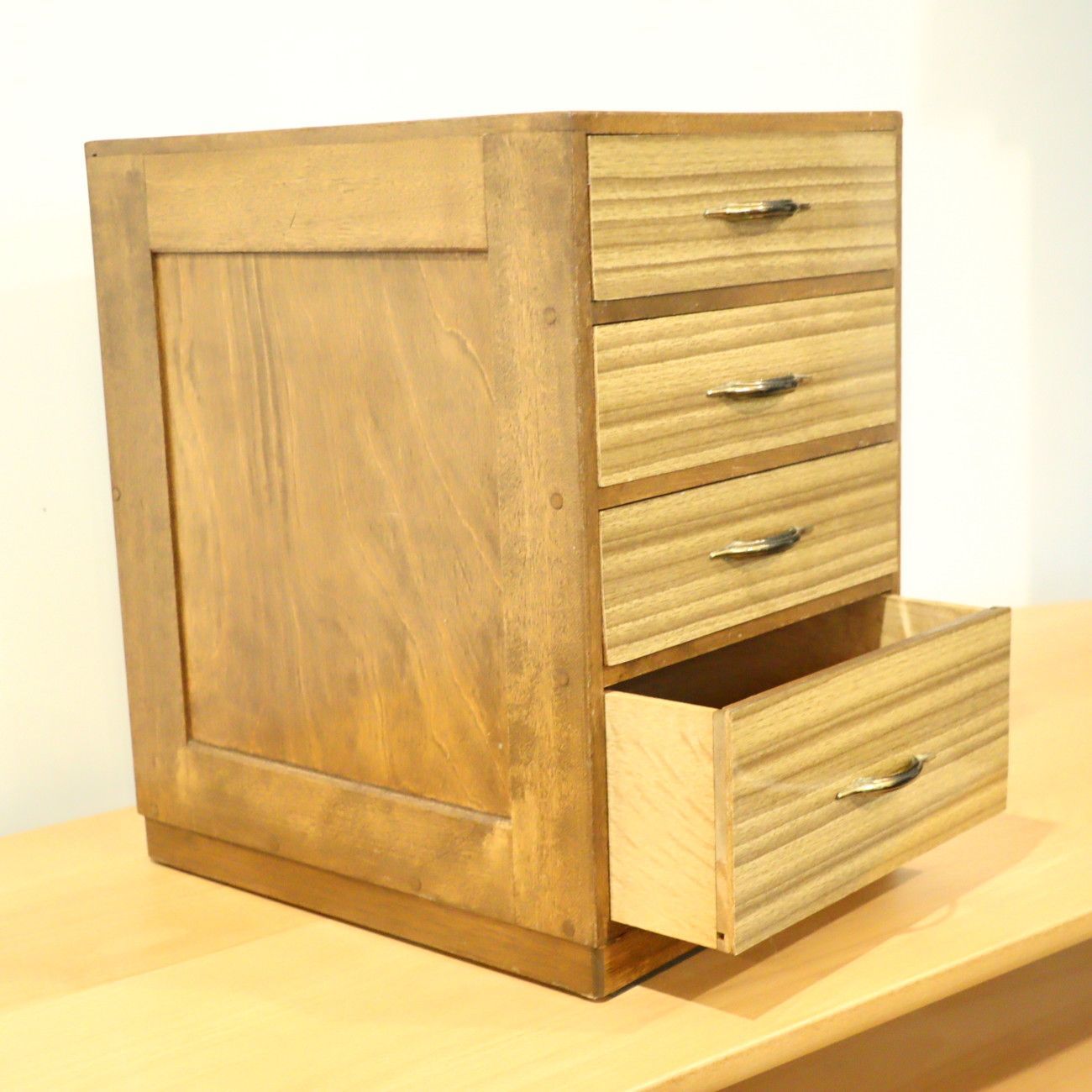 ヴィンテージ セール 昭和レトロ 小引き出し4段 アンティーク 小物収納