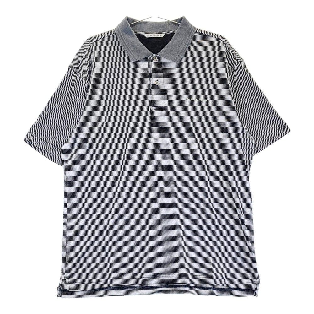 サイズ：52 HEAL CREEK ヒールクリーク 半袖ポロシャツ ボーダー柄  