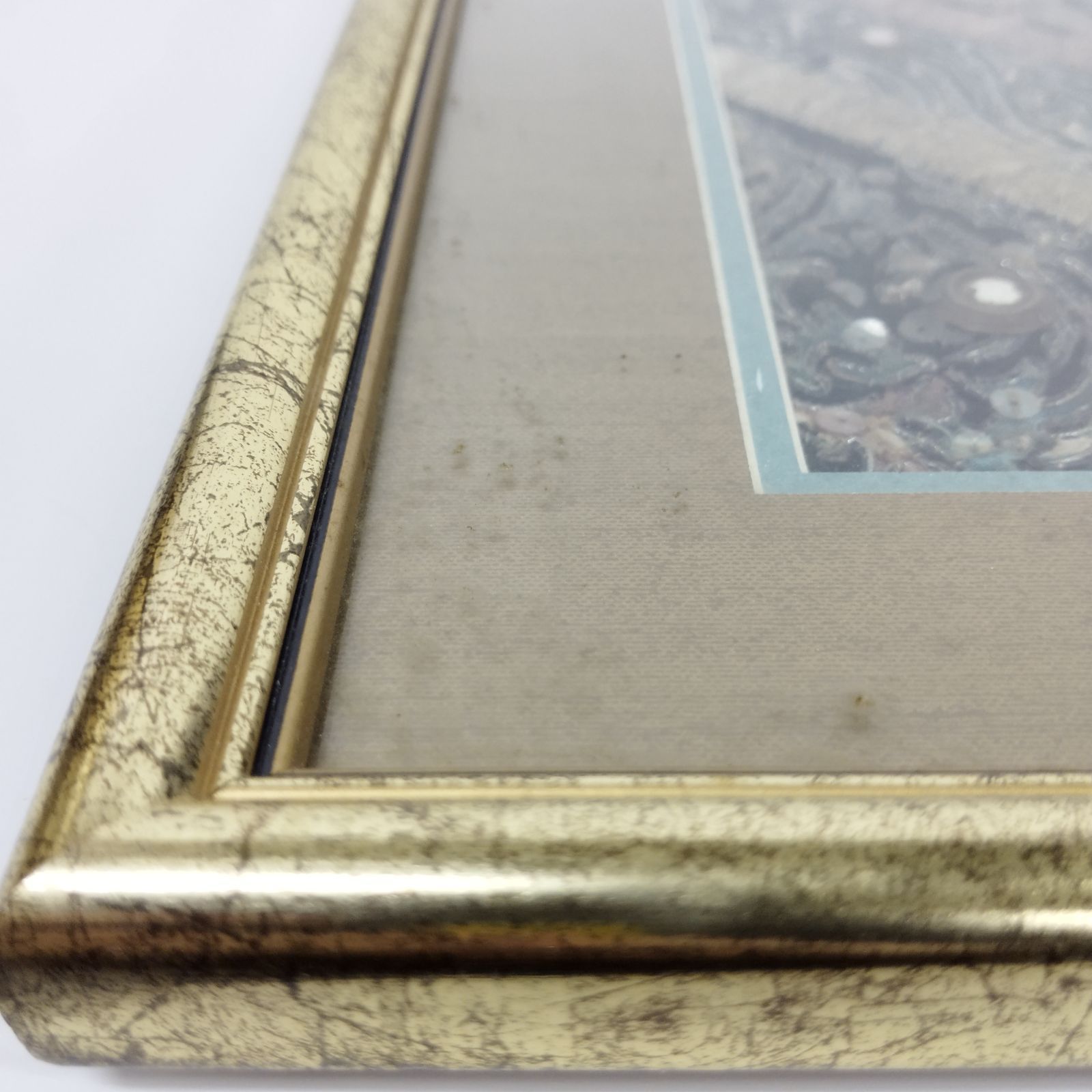 アンティーク　額　書　中国　古州 アンティーク 額縁 地図（uof1055） - アンティーク家具・雑貨