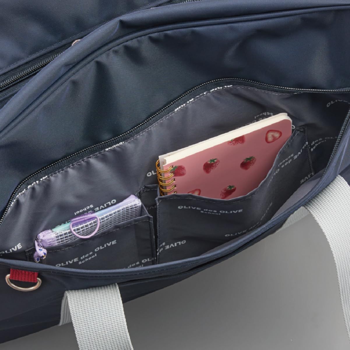 オリーブ デ オリーブ スクール クラウン刺繍 ナイロンスクールバッグ 2K30061 ガールズ WWW_SUPERTOOLSSHOP_NL