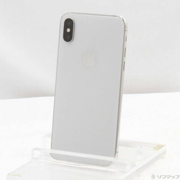 中古品〕 iPhoneX 64GB シルバー MQAY2J／A SIMフリー【377】 iPhone X