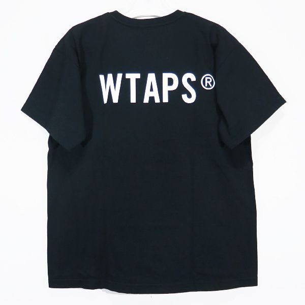 WTAPS ダブルタップス 22SS STANDART/SS/COTTON 221ATDT-STM10S スタンダート ショートスリーブ コットン  Tシャツ ブラック カットソー 半袖