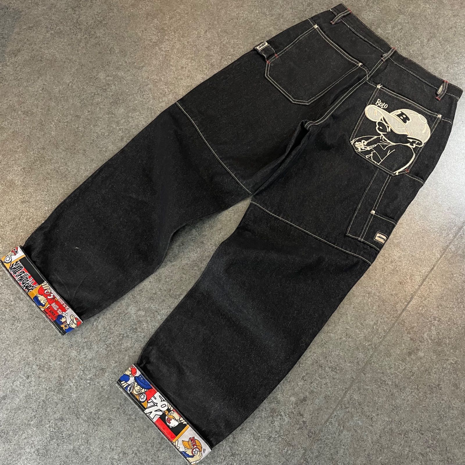 パンツ 00s archive gimmick black denim grunge 00s archive gimmick black denim grunge - メルカリ