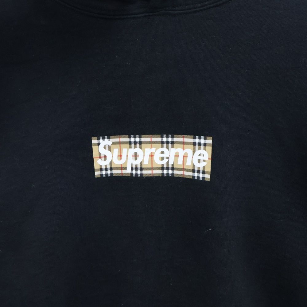 SUPREME (シュプリーム) 22SS×Burberry Box Logo Hooded Sweatshirt  