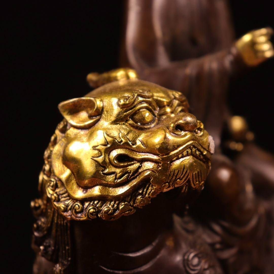 九華山地蔵王仏像 銅製 装飾品 現代工芸品 美術品 置物 地蔵王