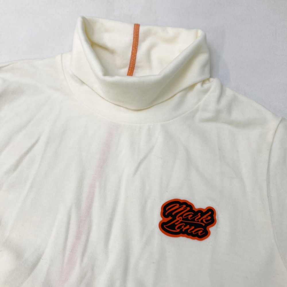 【美品】MARK&LONA ホワイト 長袖サイズ38 サイズ：38 MARK&LONA マークアンドロナ タートルネック 長袖インナーT