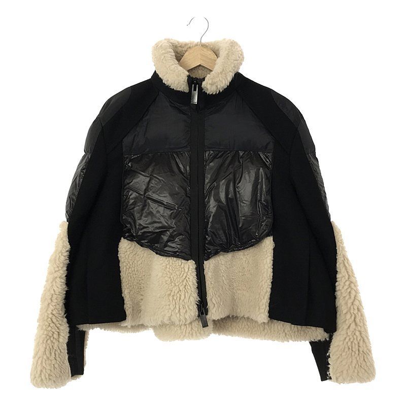 sacai / サカイ | 2023AW | Faux Shearling Padded ブルゾン | 2
