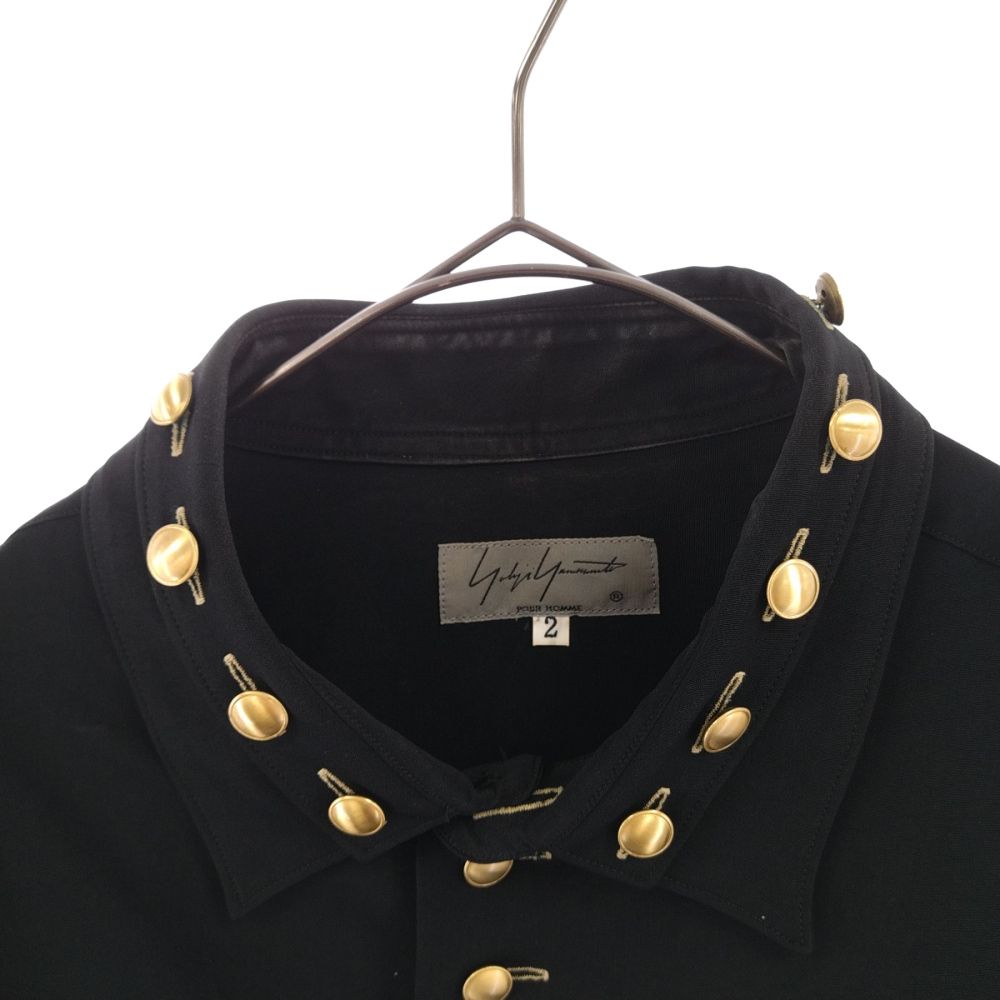 Yohji Yamamoto POUR HOMME 19AW 金ボタンシャツ