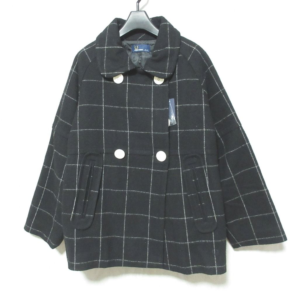 未使用 FRED PERRY フレッドペリー Oversized Coat ウィンドウペン