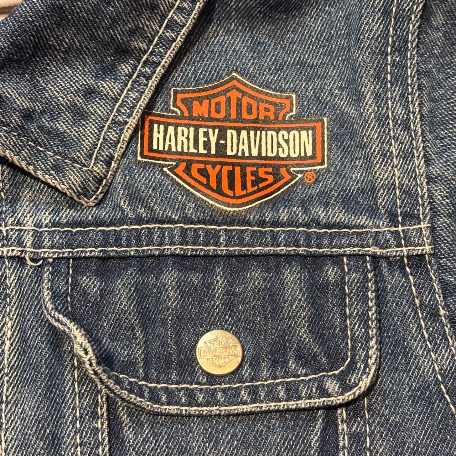 HARLEY DAVIDSON ハーレーダビッドソン デニムJKT Gジャン Vintage キッズ