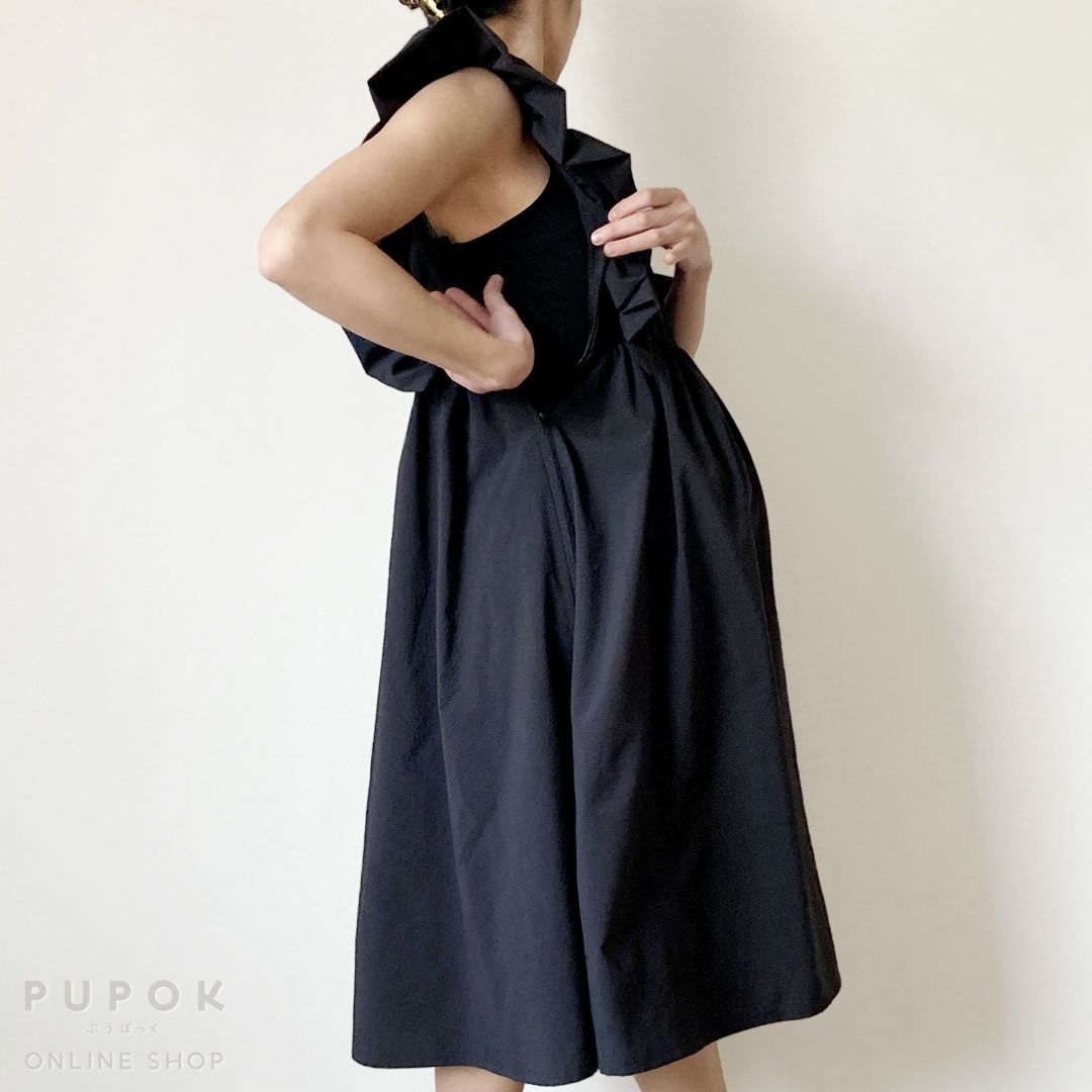 授乳口つき 超軽量シアサッカー素材ワンピース DECORATOM_COM_BR