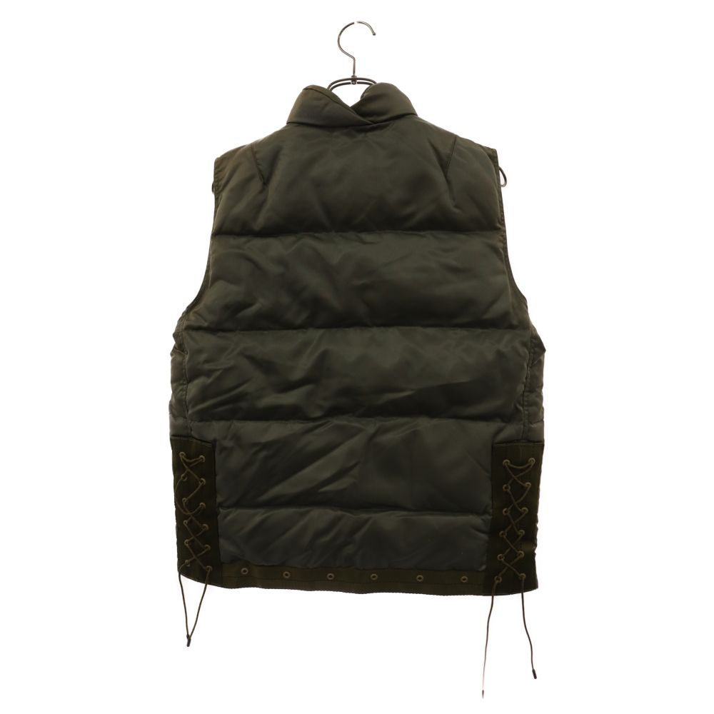 WTAPS (ダブルタップス) 11AW M-69 NYLON VEST サイドドローコード ナイロン パテッド ベスト カーキ 112SPDT-JKM01