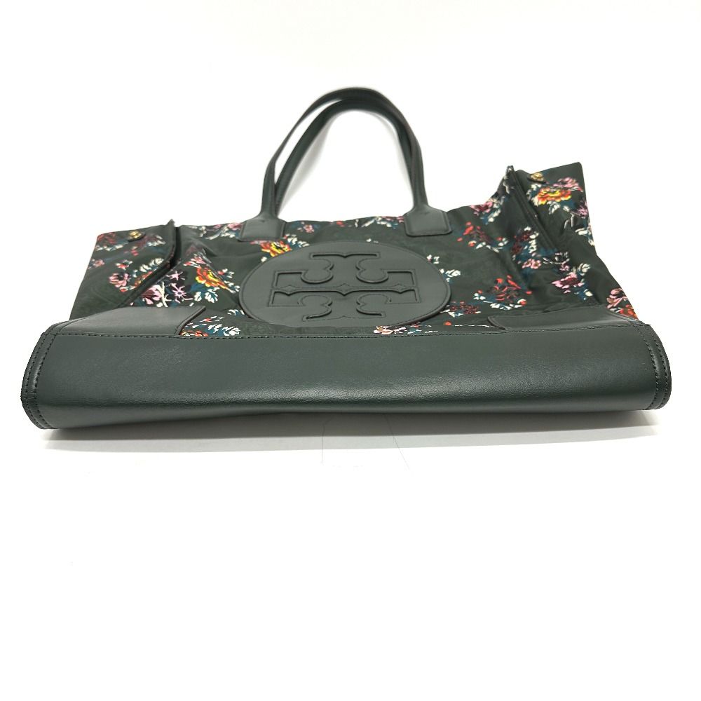Tory Burch トリーバーチ トートバッグ ロゴ 花柄 レザー/ナイロン 