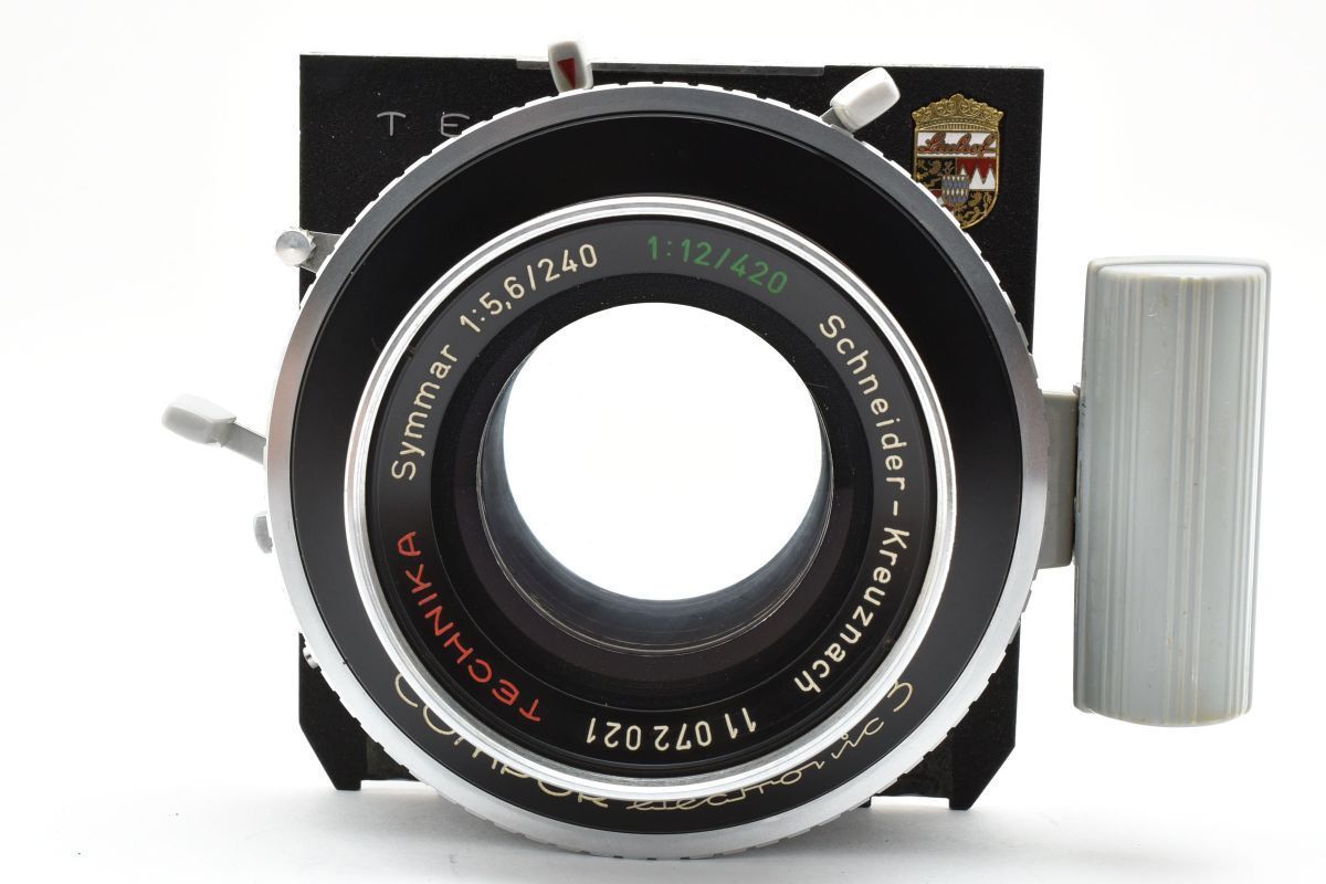 Schneider Kreuznach Symmar 240 mm F 5 6 TECNIKA刻印 Compur Electronic 3 YM 4381 55