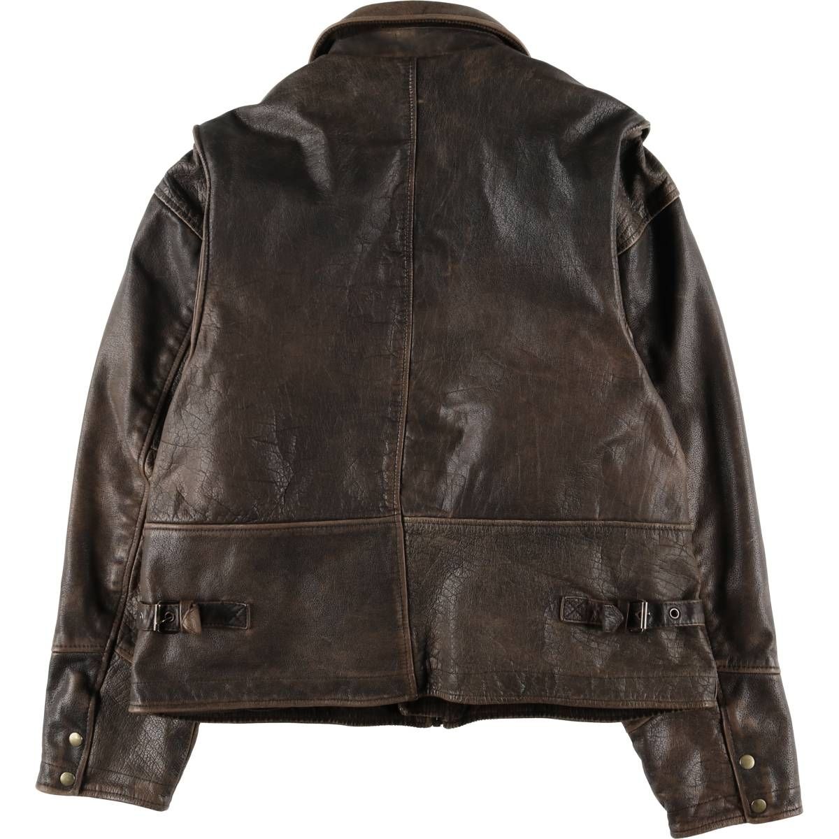 古着 ~90年代 ウィルソンズ WILSONS 中綿入り レザージャケット メンズ  