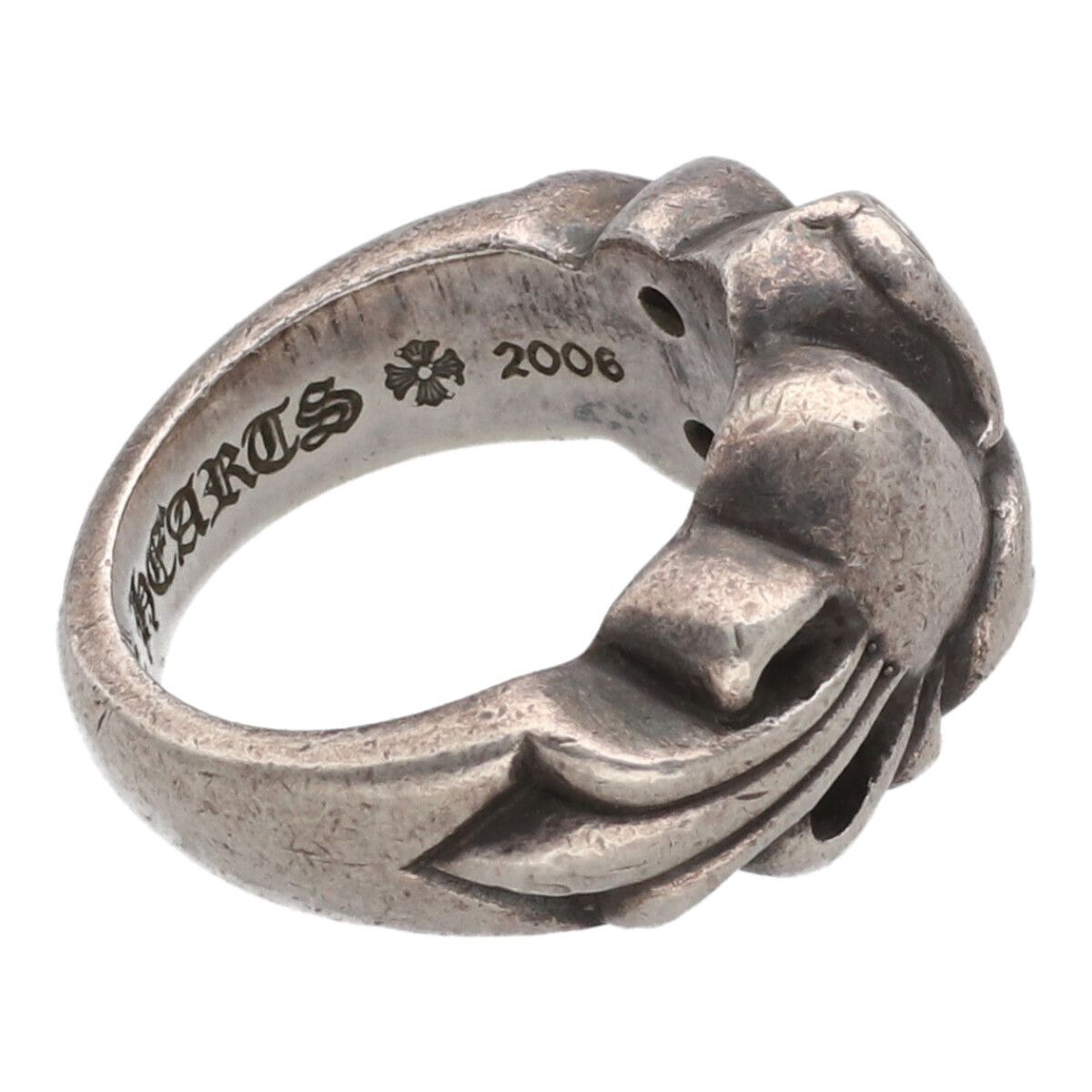 中古】 CHROME HEARTS クロムハーツ フローラル ハート リング