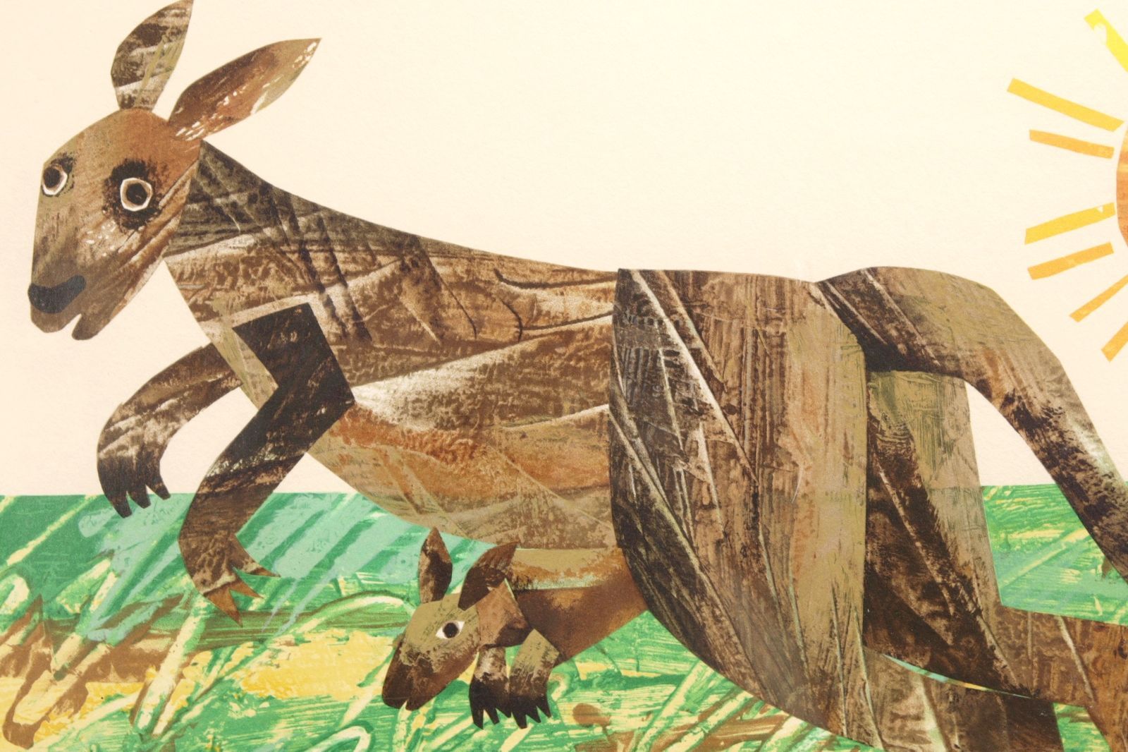 Eric Carle エリック・カール 「La Famille」リトグラフ 615/1000 直筆