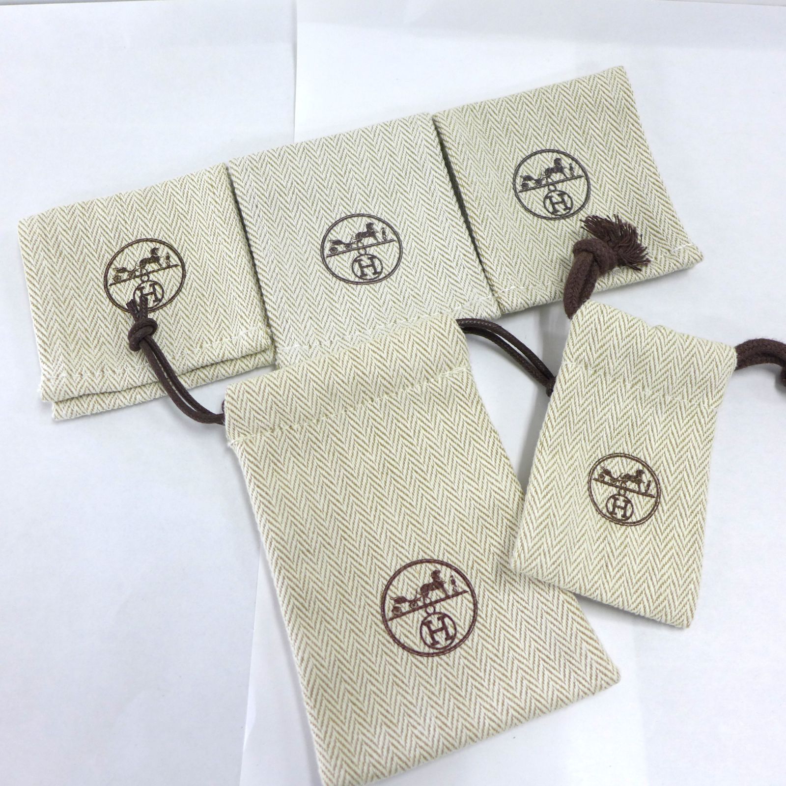 エルメス 保存袋 巾着袋 HERMES エルメス 保存袋 巾着袋 布袋 小物入れ