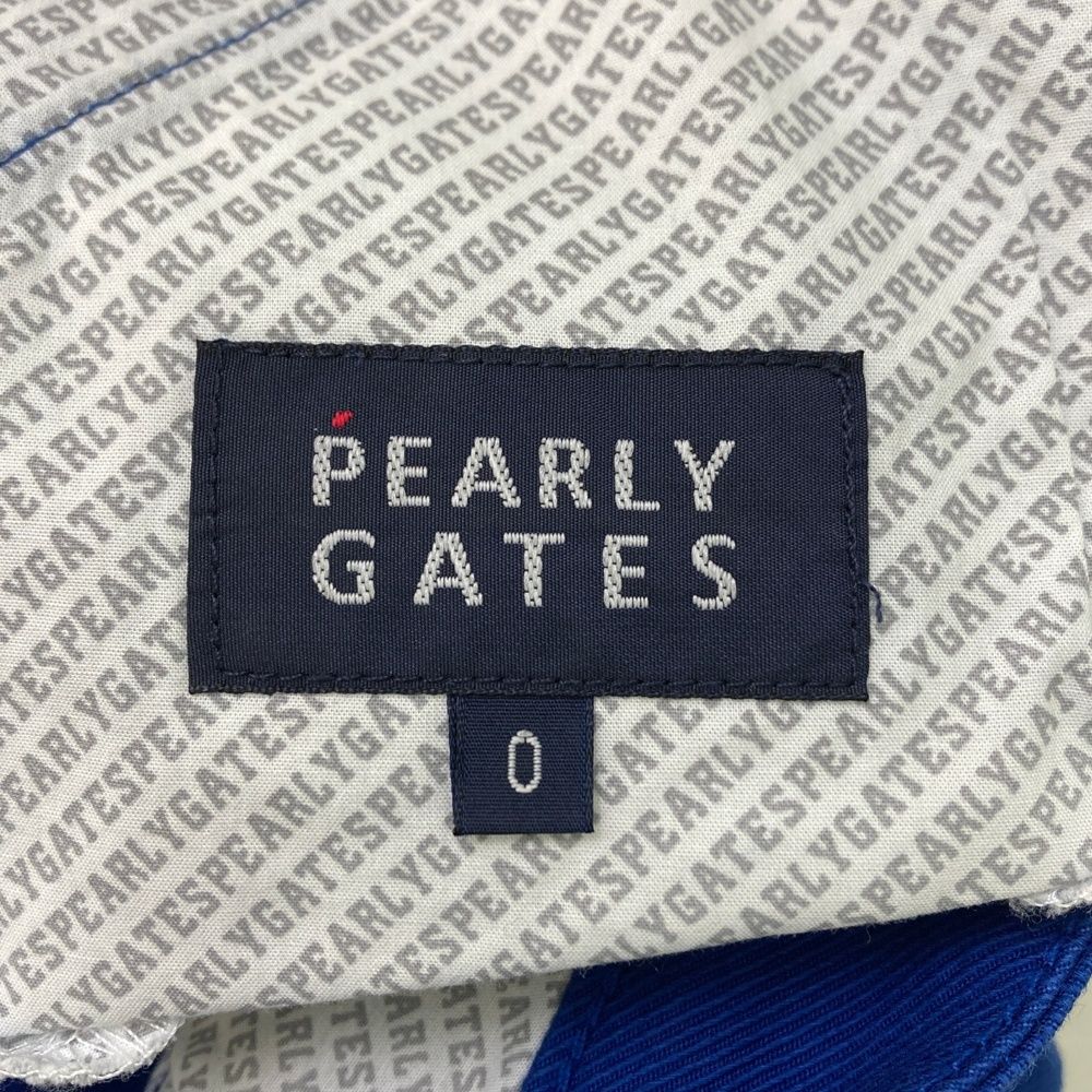 サイズ：0 PEARLY GATES パーリーゲイツ バックプリント ストレッチ