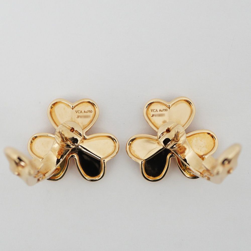 【極美品】ヴァンクリーフ&アーペル　フリヴォル　スモール　WG ダイヤ　ピアス Van Cleef & Arpels ヴァンクリーフ&アーペル フリヴォル