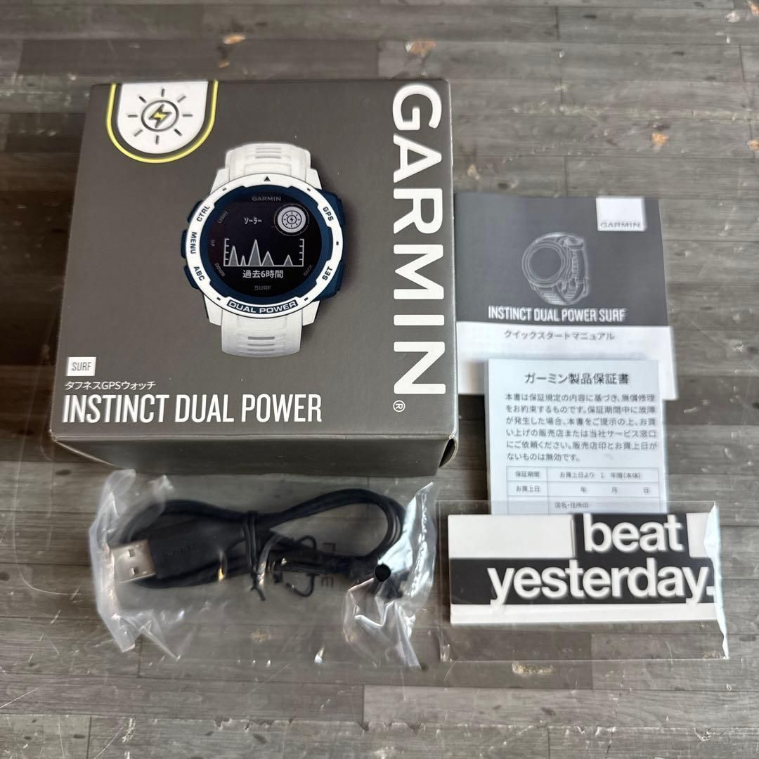 【美品】ガミン Instinct Dual Power Surf (3850) Instinct 2 Dual Power Surf Edition | スマートウォッチ | Garmin 日本