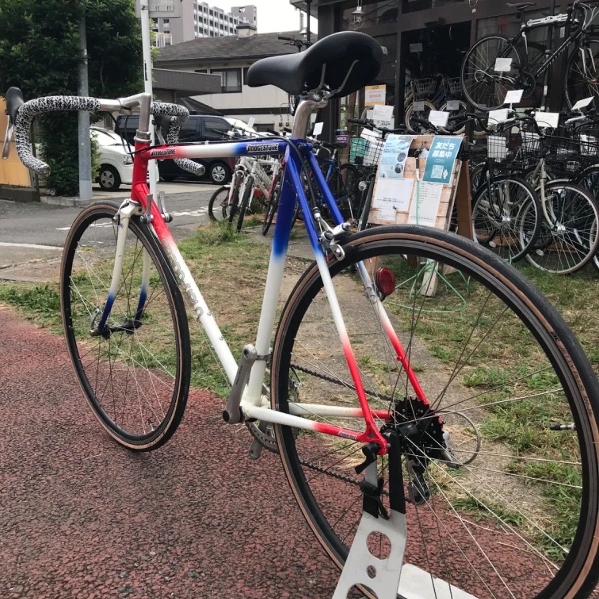 USED】1980-90年代クロモリロードレーサー BRIDGESTONE GRAND VELO 