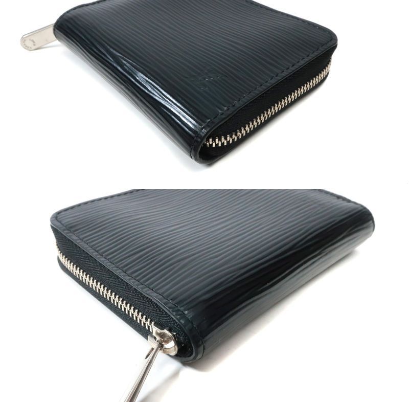 美品 ルイヴィトン RFID ジッピー・コインパース エピ 黒 ブラック  