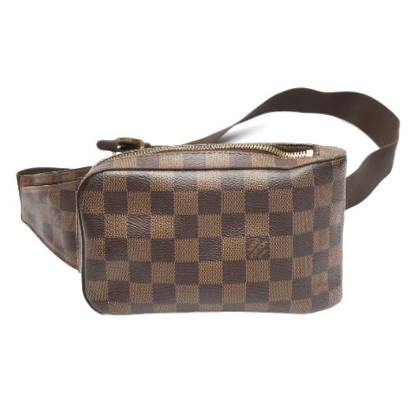 ルイヴィトン N51994 ダミエ ウエストポーチ ジェロニモス ボディバッグ LOUIS VUITTON ブラウン