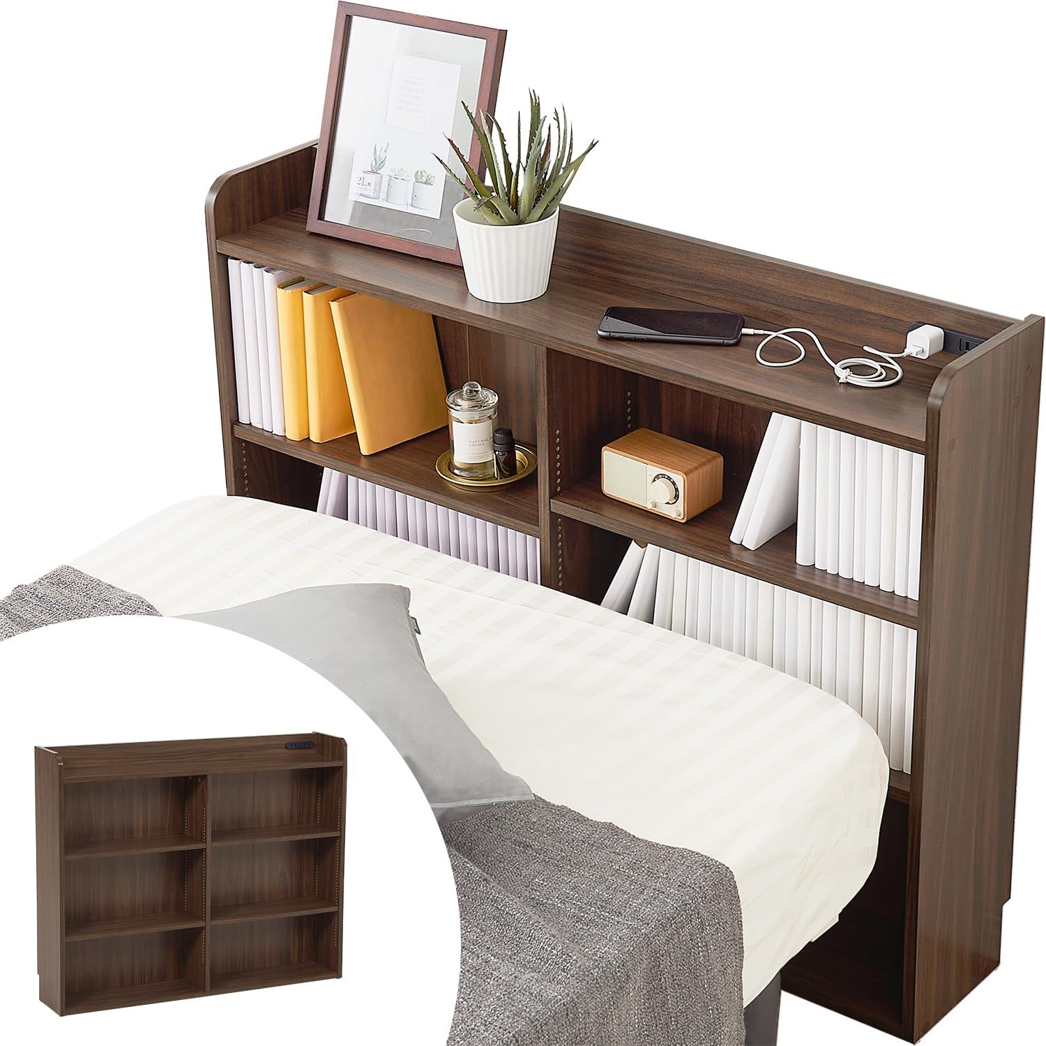 ロフトベッド（S） デスク付き コンセント付x収納付き 耐荷重150