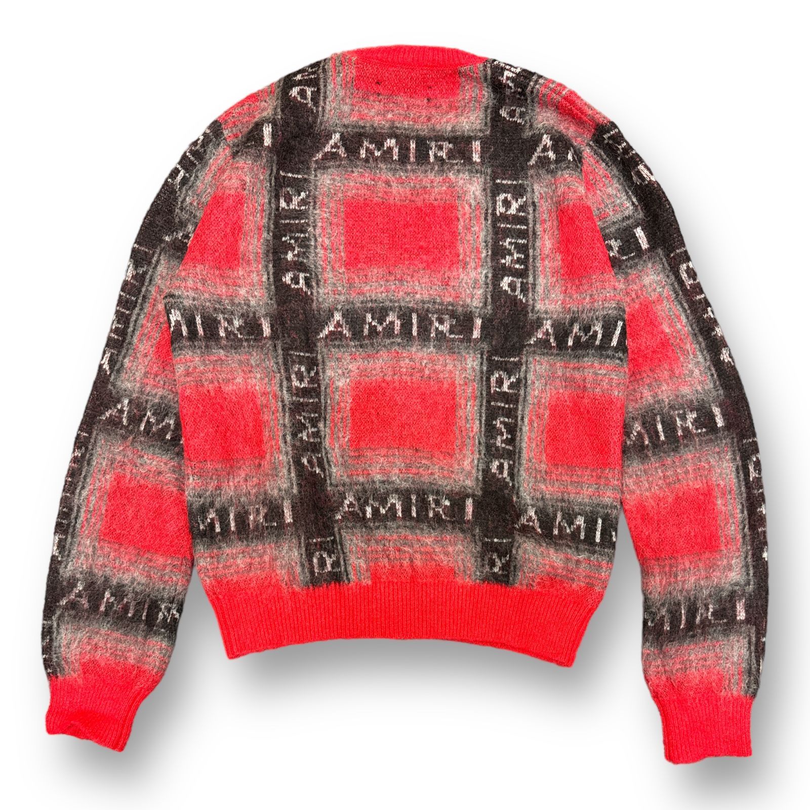 AMIRI クロス チェック ニット カーディガン アミリ L 50729A - メルカリ