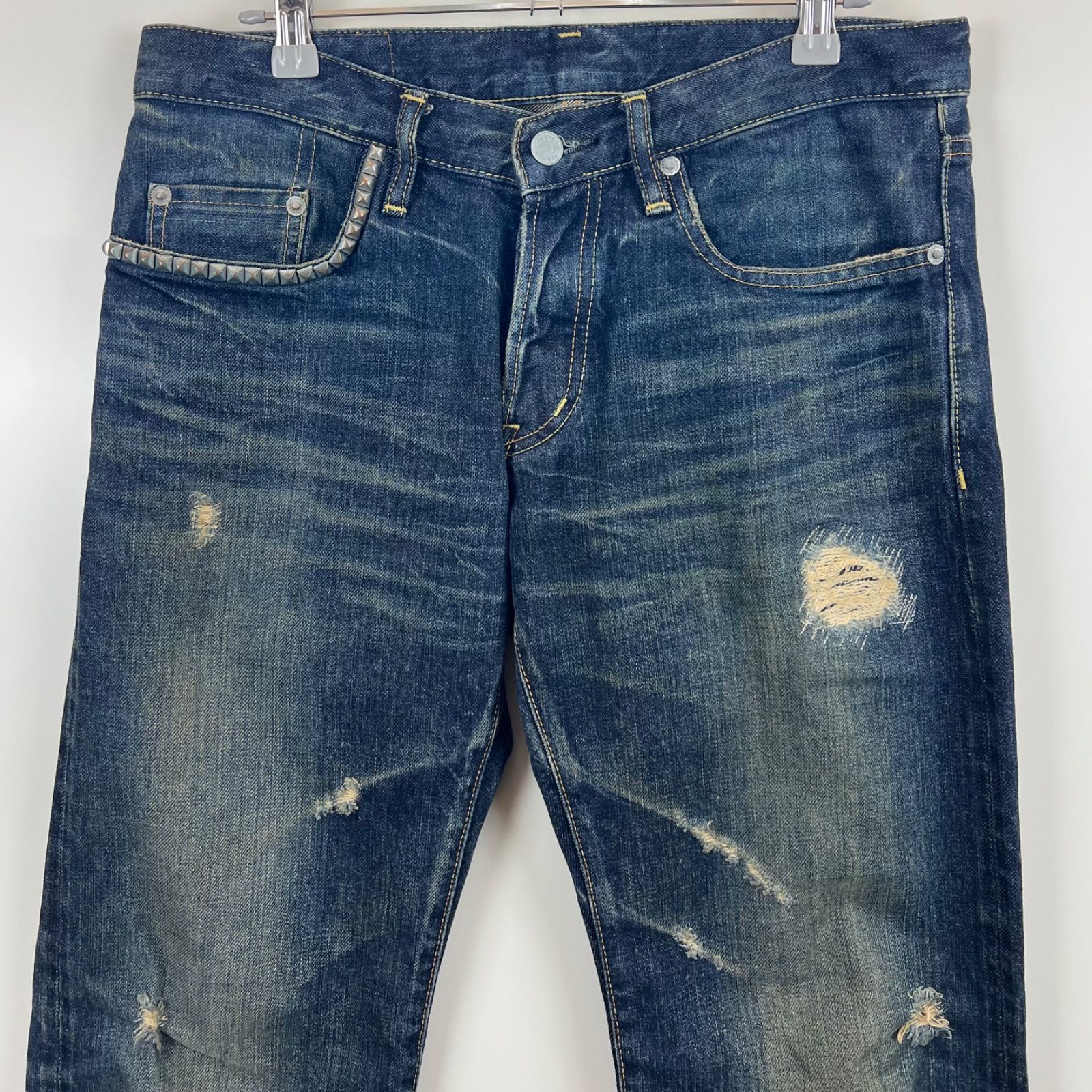 HYSTERIC GLAMOUR W30 damage denim grunge y2k ヒステリック
