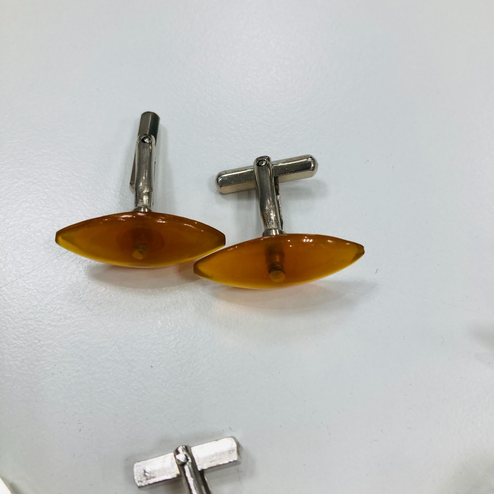 A【本鼈甲】べっ甲 べっこう アクセサリー カフス カフリンクス