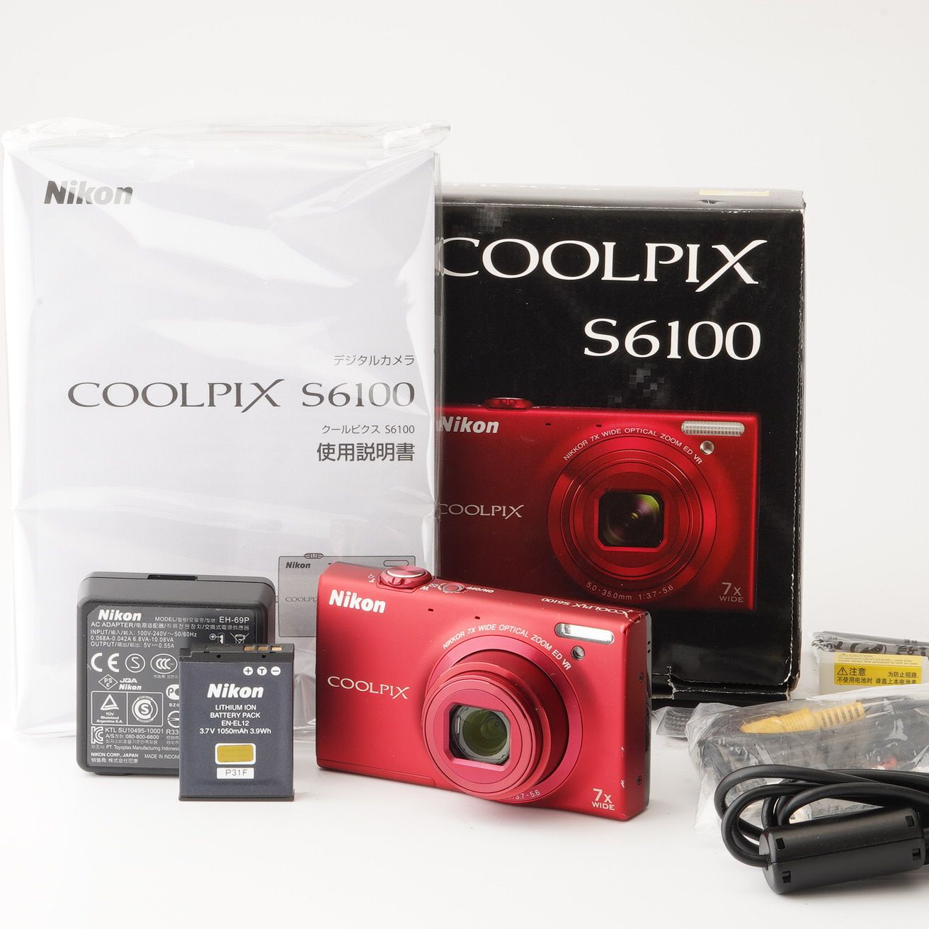 ニコン Nikon COOLPIX S6100 スーパーレッド / NIKKOR 7X WIDE ニコン Nikon COOLPIX S6100 スーパーレッド / NIKKOR 7X WIDE