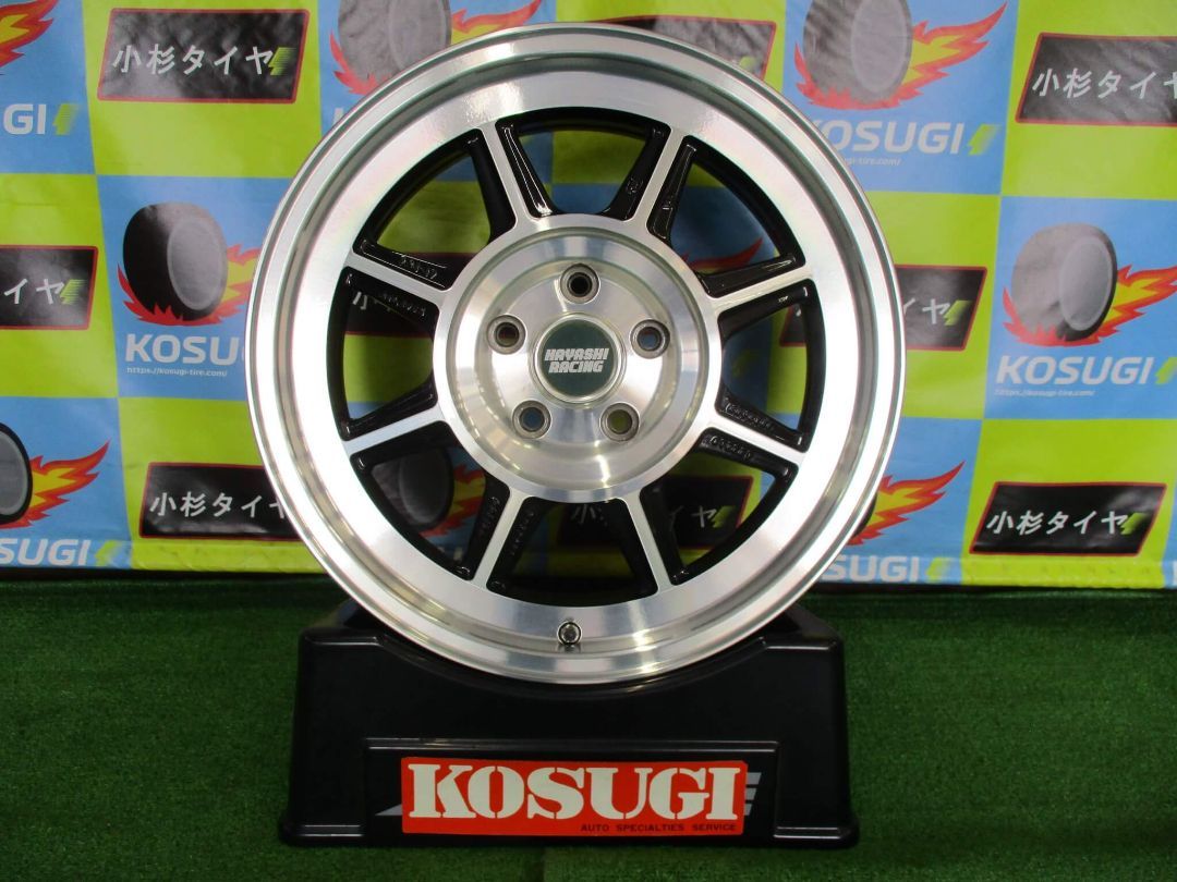 ハヤシレーシング 7.5J-17 5H114.3 43 RAV4 30系アルファード エクストレイル CX-5など ホイール 4本 Y17 大和店
