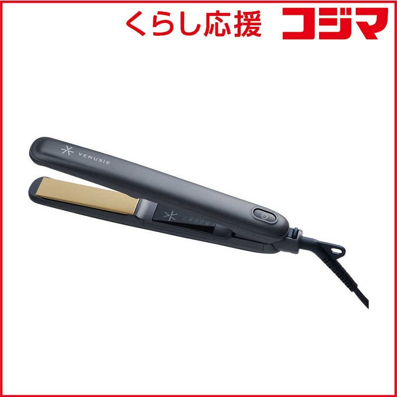 【 新品 未開封 】   VENUSIS ストレートアイロン ヴィナシス 24mm 90℃～210℃ 海外対応 交流(コード)式 グレー VAS-6300T 未使用 送料無料