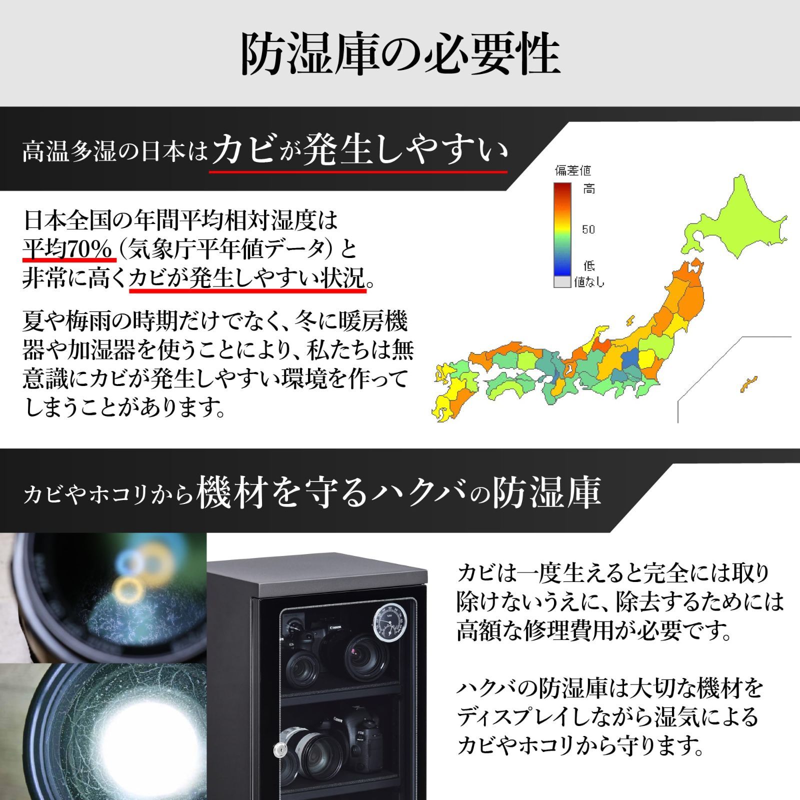 ハクバ HAKUBA 防湿庫 E-ドライボックス KED-P20E 20L カビ対策 自動除湿 静音 電子制御式 メーカー3年保証トレカ ポケカ  の保管にも - メルカリ