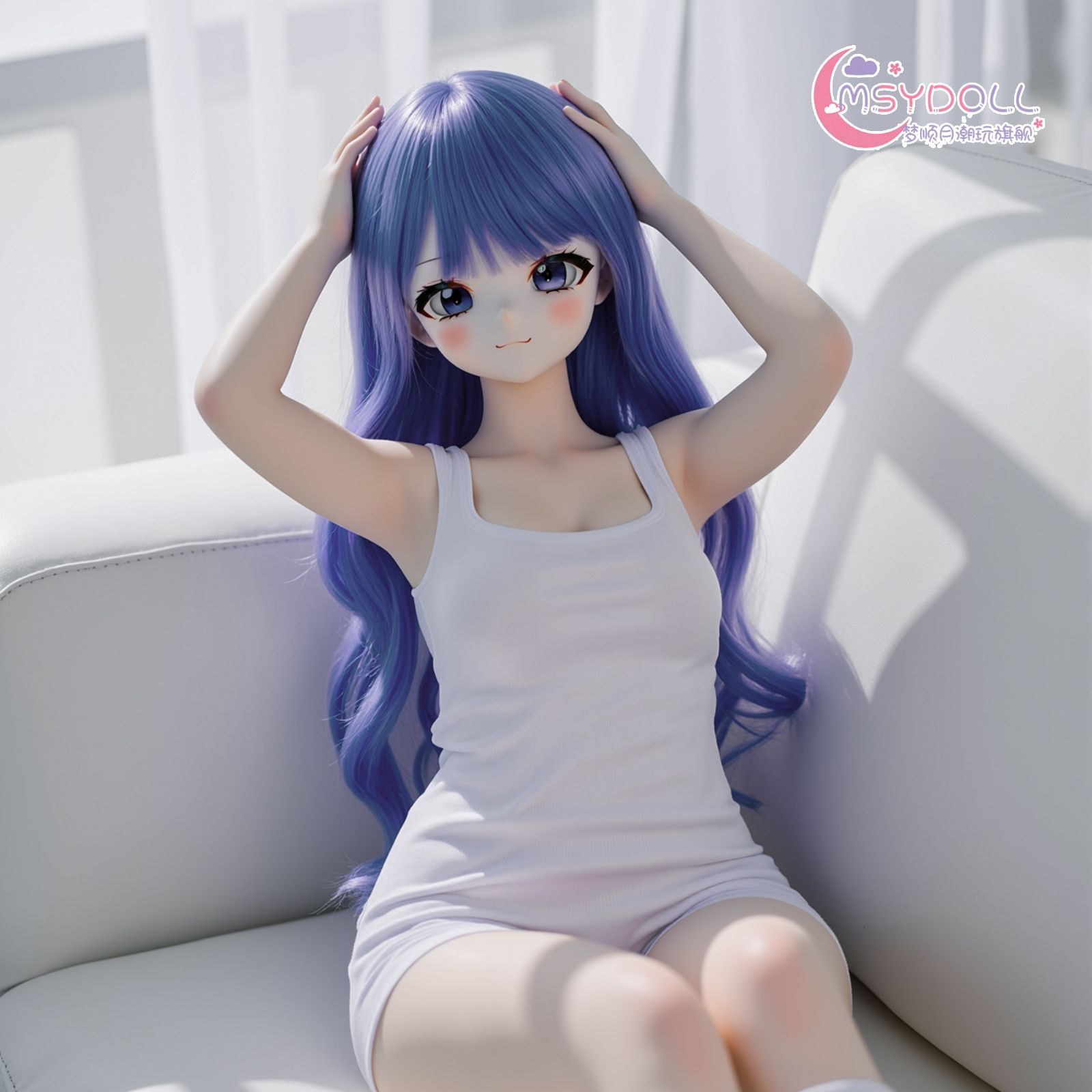 魔族人偶 雷電将軍 BJDドール 85cm MTPEシリコン 等身フィギュア フルセット メイク済ヘッド ウィッグ付 カスタム