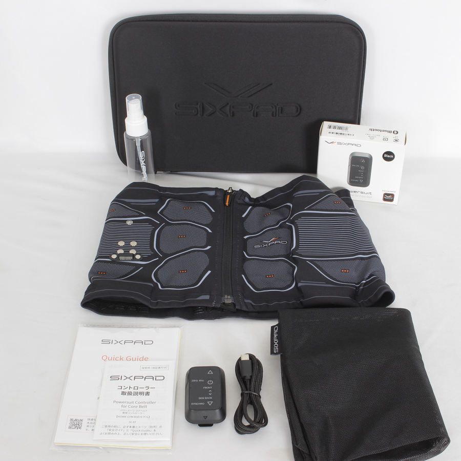 美品/正規品】MTG SIXPAD Powersuit Core Belt SE-BS-00B-M ホームジム 