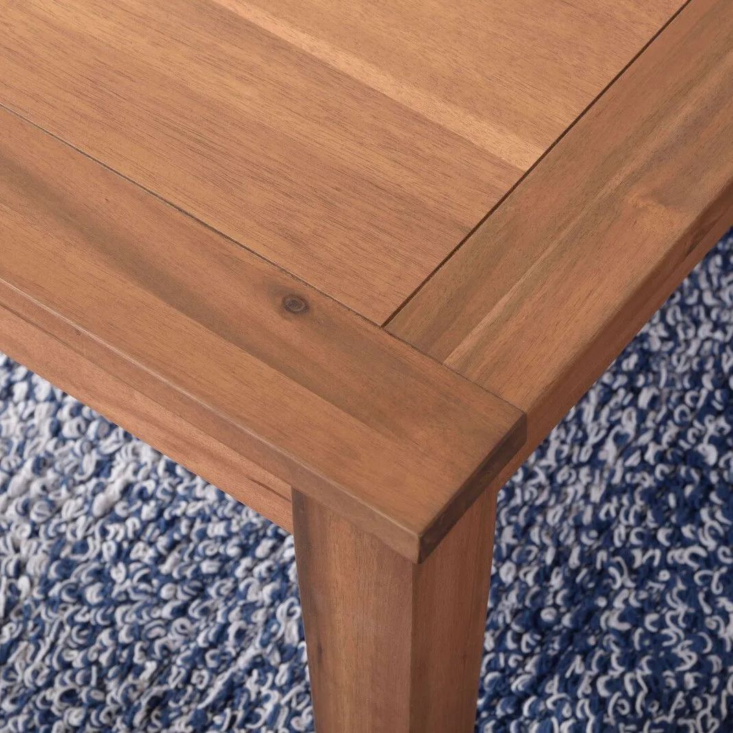 アカシア 天然木 センターテーブル 幅90cm リビングテーブル ローテーブル MARWIL-DEMENAGEMENTS_CH