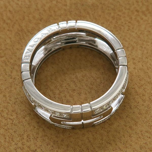 ブルガリ オープンパレンテシダイヤリング#54(日本サイズ13号近辺  